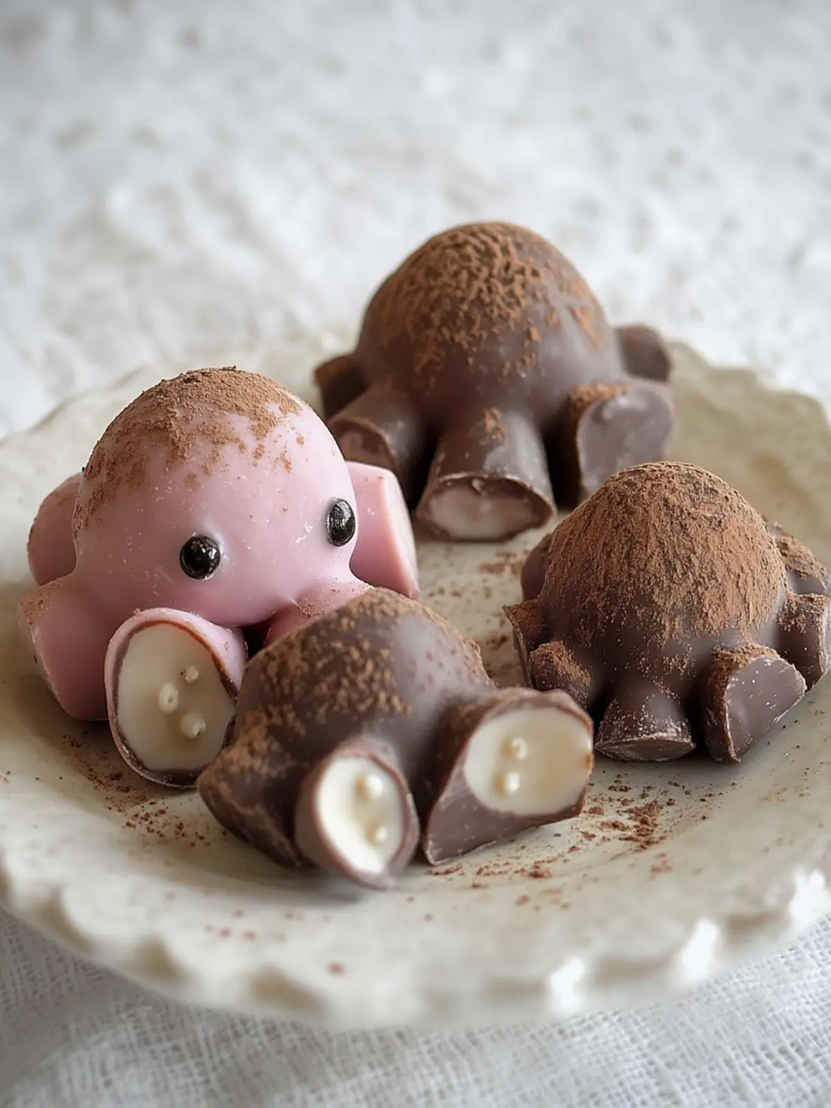 Tartufi di Cioccolato Octopus Truffles: Fun for Kids and Parties 2 Tartufi di cioccolato ‘Octopus truffles’