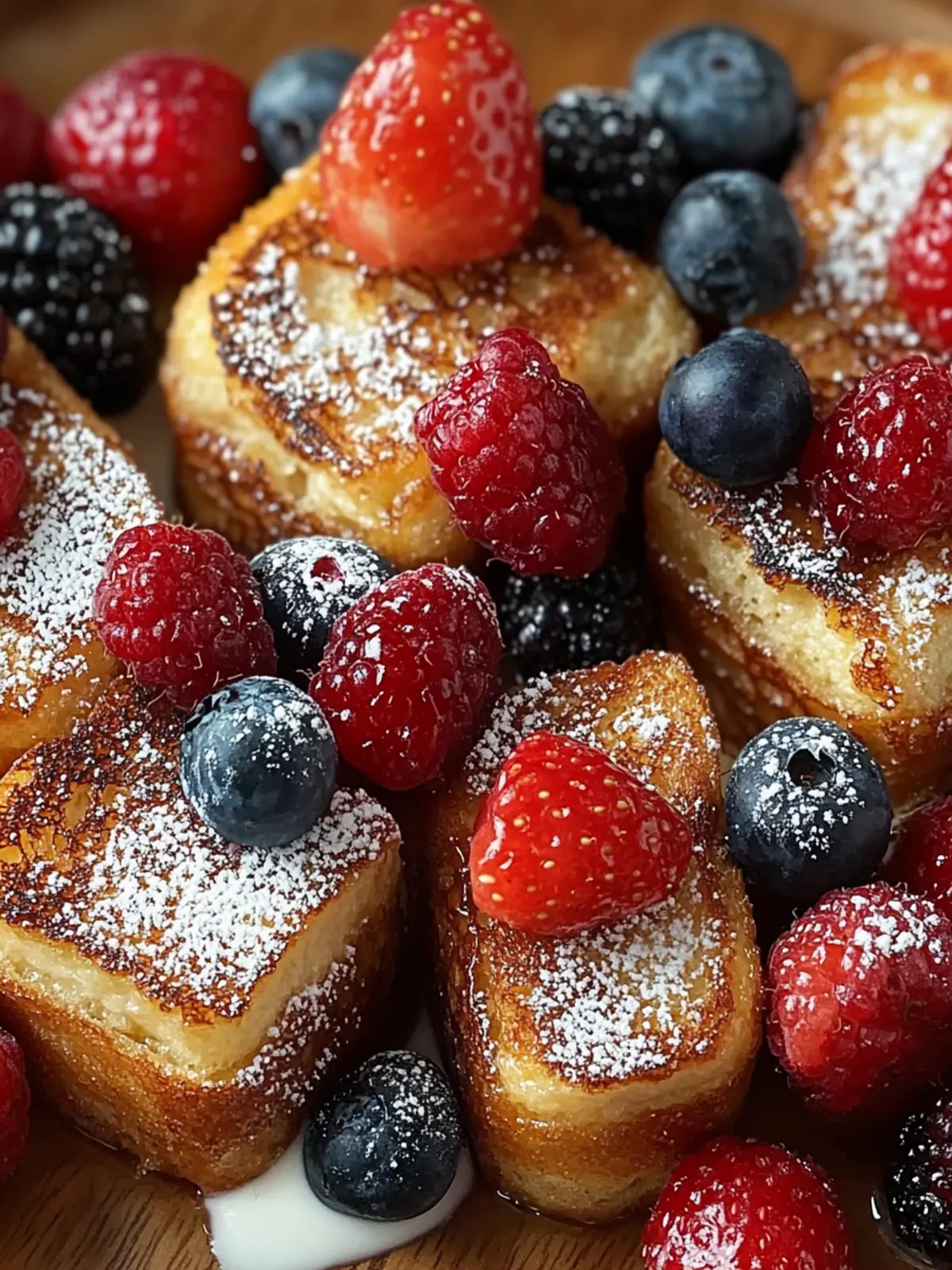 Mini French Toast Bites with Berries Recipe for Easy Mornings 3 Mini French Toast Bites with Berries Recipe