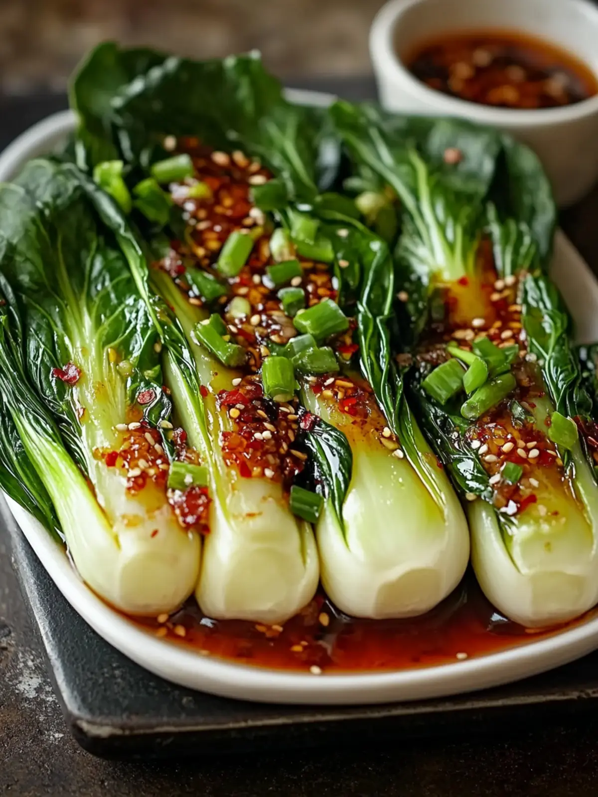 Quick Bok Choy with Ginger Chili Sauce: A Colorful Flavor Rush 5 Quick Bok Choy with Ginger Chili Sauce: A Tasty Delight!