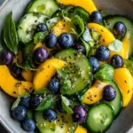 Mango Cucumber Salad with Blueberries and Avocado Bliss 10 Mango Cucumber Salad with Blueberries and Avocado