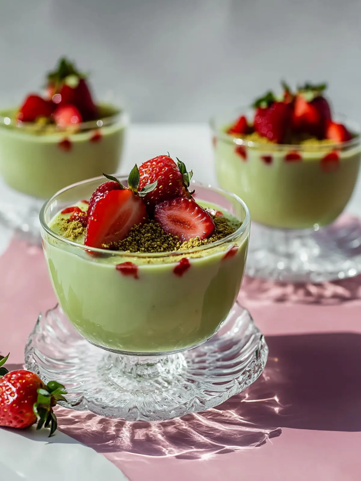 Indulge in Strawberry Matcha Panna Cotta for Guilt-Free Bliss 4 Strawberry Matcha Panna Cotta