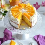 Mango Coconut Cake with Dairy-Free Frosting for Summer Bliss 8 Mango Coconut Cake with Dairy Free Coconut Whipped Frosting