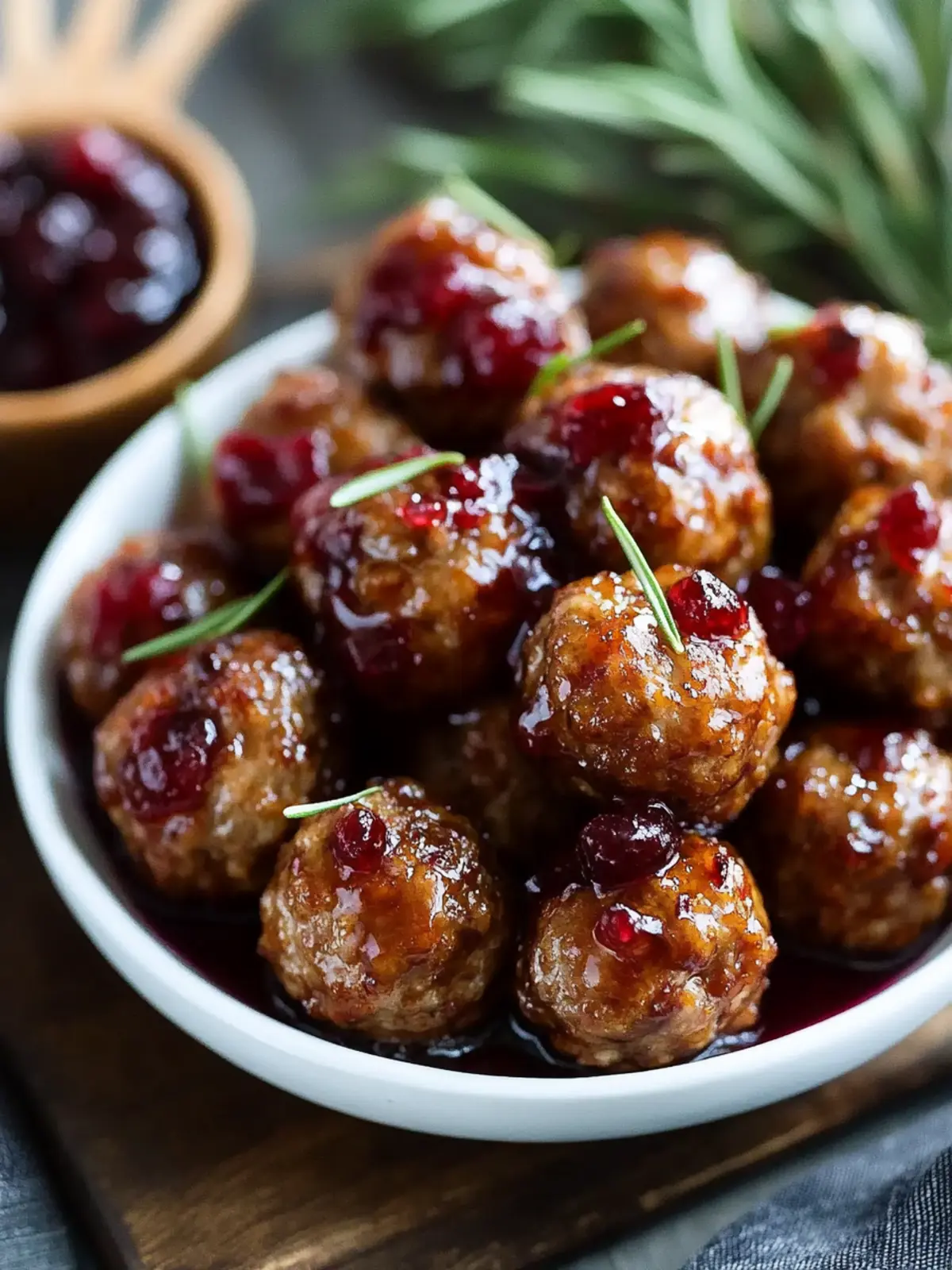 Mini Turkey Meatballs With Cranberry Glaze for Easy Comfort 5 Mini Turkey Meatballs With Cranberry Glaze