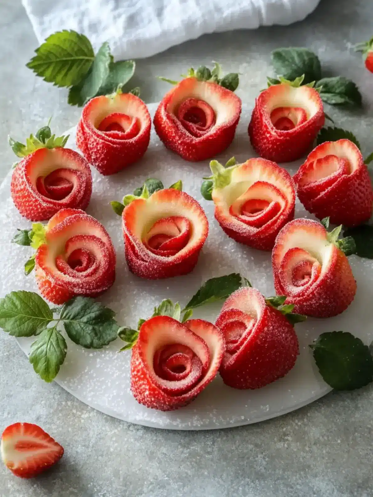 Easy Strawberry Roses That Will Impress Your Guests 2 Easy Strawberry Roses