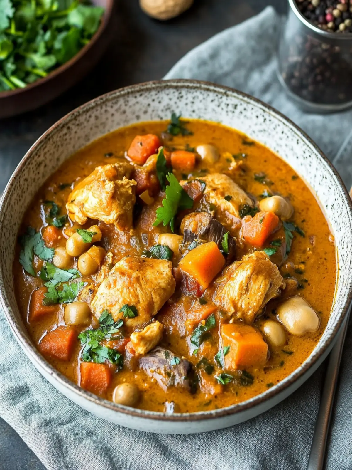 Savor the Comfort of African Groundnut Stew with Chicken 5 African Groundnut Stew with Chicken