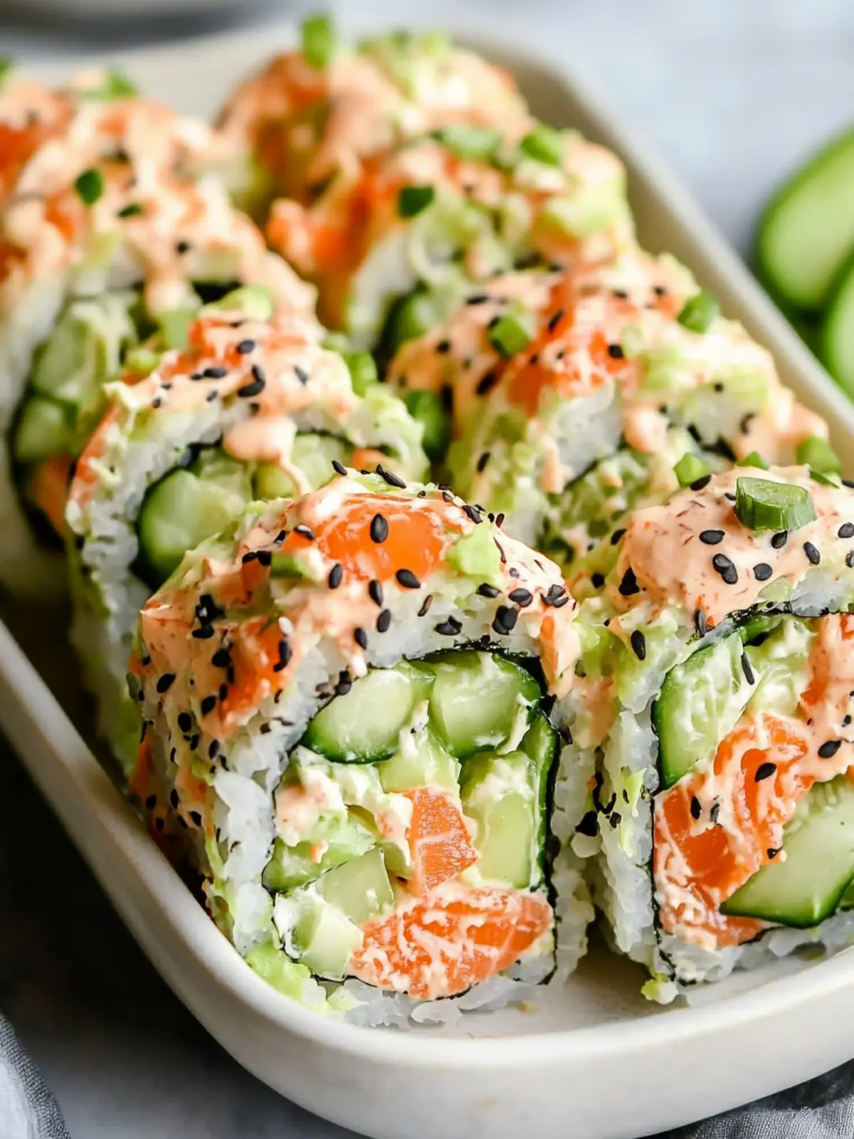 So Fresh Cucumber California Roll Salad You'll Love Instantly 4 SO FRESH CUCUMBER CALIFORNIA ROLL