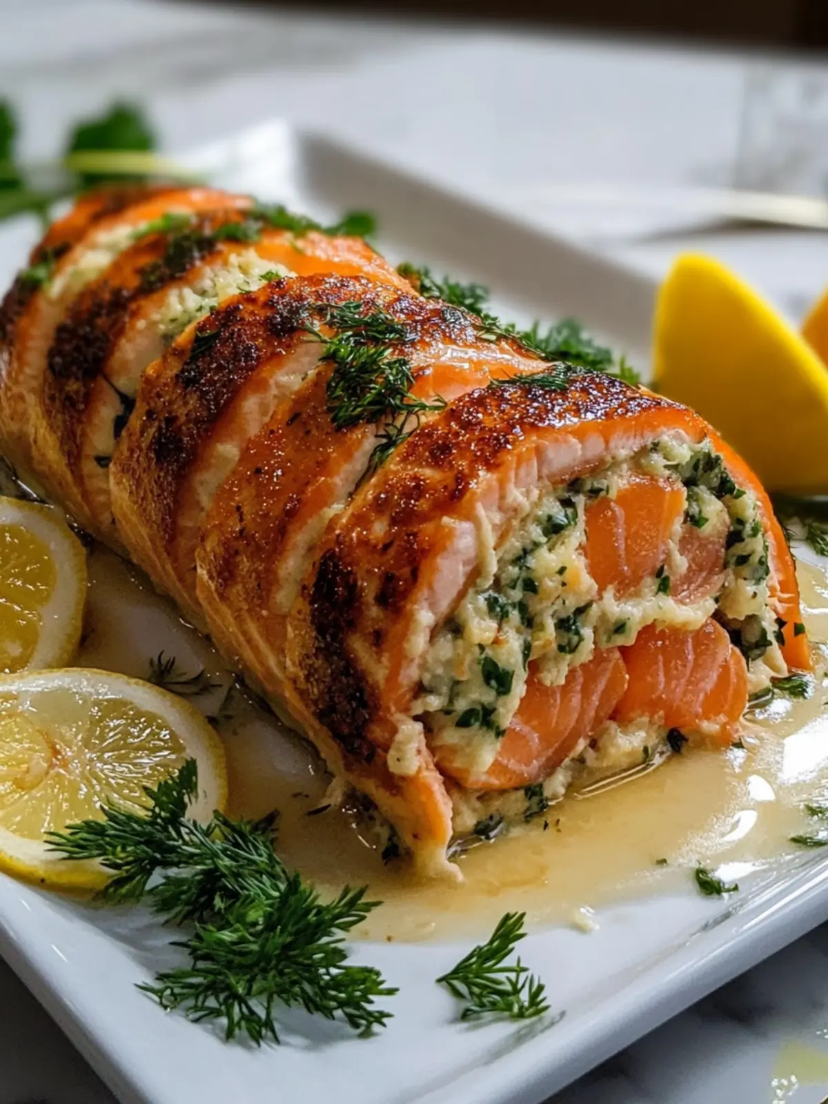 Moist & Flavorful Stuffed Salmon Roulade for Impressive Dinners 2 Stuffed Salmon Roulade: Moist & Flavorful Every Time
