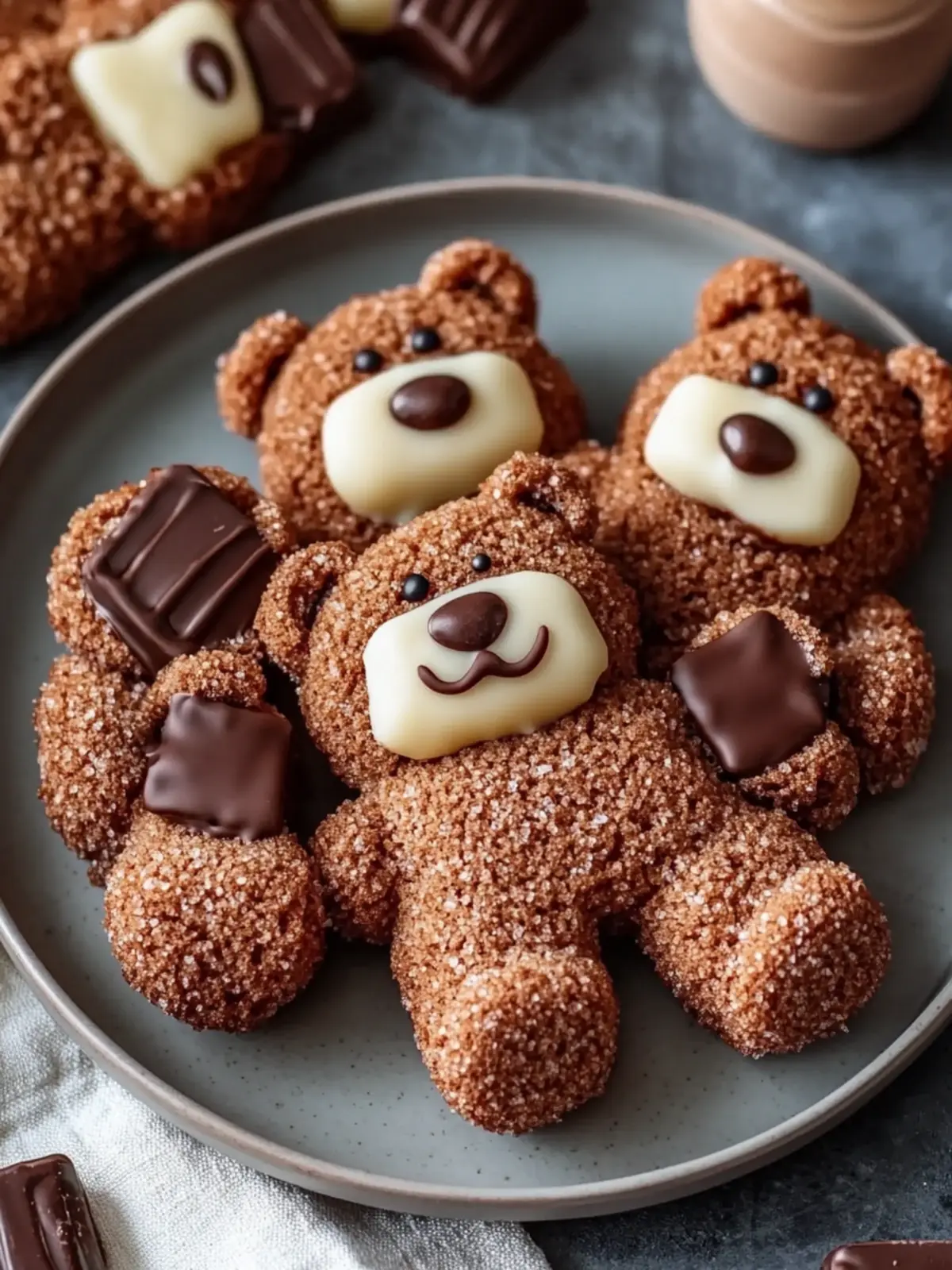 Teddy Bear Chocolate Hug Cookies: Easy, Adorable Delight! 3 Teddy Bear Chocolate Hug Cookies: Easy, Adorable Recipe!