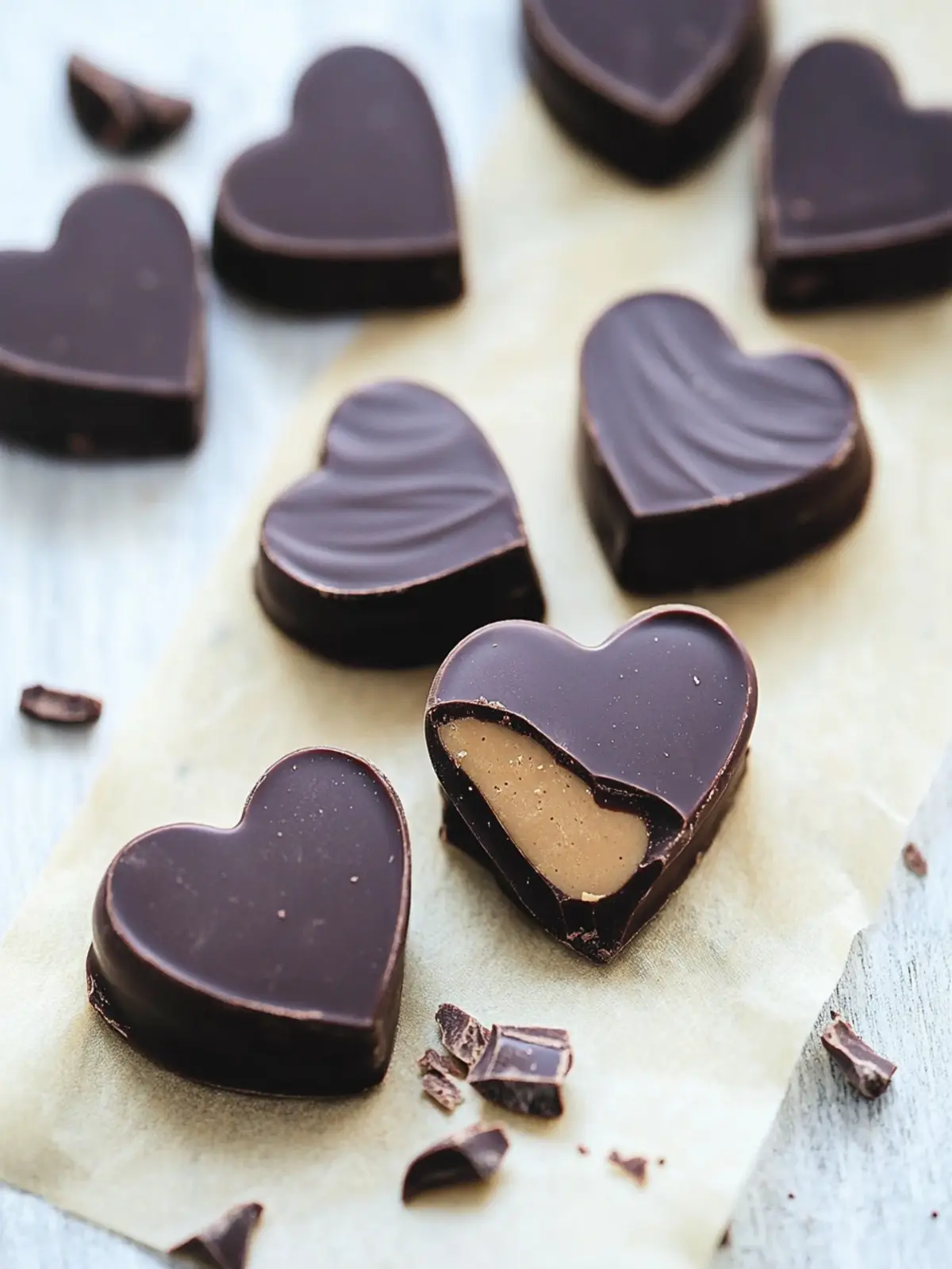 Peanut Butter Chocolate Hearts: Sweet Homemade Love Bites 4 Peanut Butter Chocolate Hearts