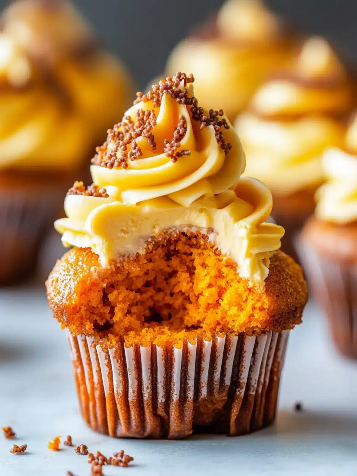 Decadent Brazilian Carrot Cupcakes with Brigadeiro Bliss 2 Brazilian Carrot Cupcakes with Brigadeiro