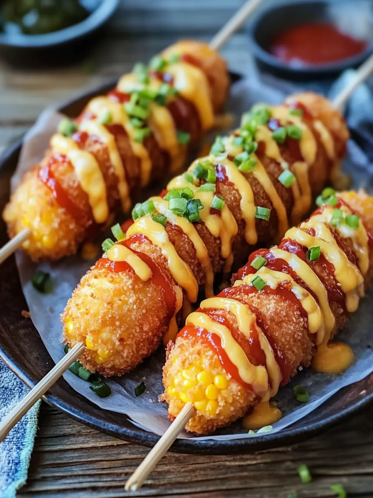 Super Cheesy Korean Corn Dogs You Can’t Resist at Home 4 Super Cheesy Korean Corn Dogs