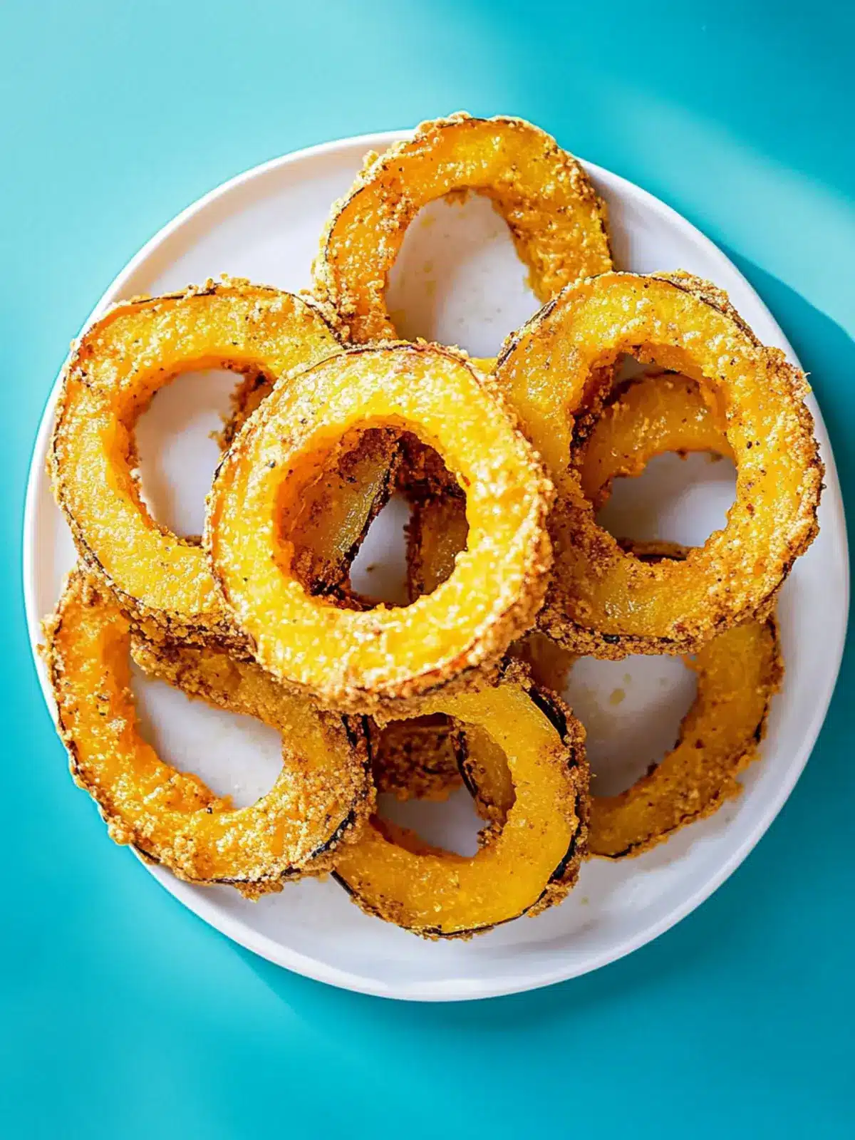 Crispy Delicata Squash Rings with Smoky Ranch Bliss 2 Crispy Delicata Squash Rings