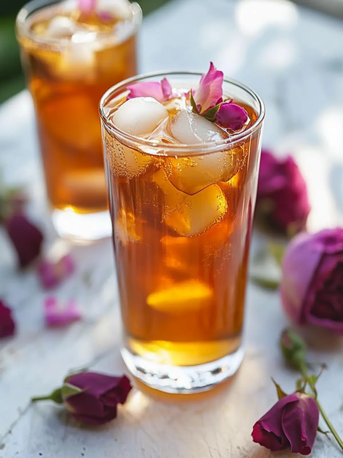 Homemade Rose-Kissed Sweet Tea Recipe: Summer's Floral Delight 2 Homemade Rose-Kissed Sweet Tea Recipe for Summer