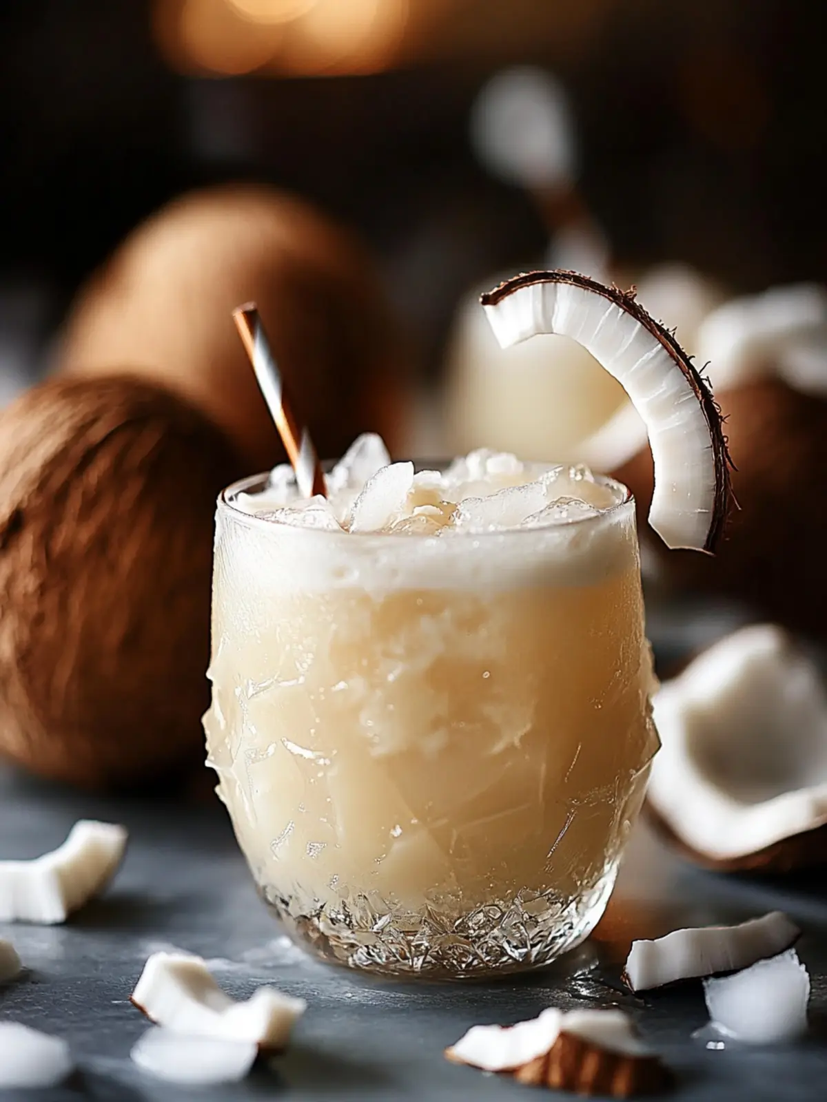 Irresistibly Creamy Coco Batida: Your Tropical Escape Drink 4 Coco Batida (Coconut Batida)