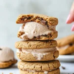 Peanut Butter Cookie Ice Cream Sandwiches Vegan GF Bliss 2 Peanut Butter Cookie Ice Cream Sandwiches (Vegan GF)