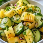 Pineapple Cucumber Salad: Sweet, Savory, and So Refreshing 2 Pineapple Cucumber Salad – A Refreshing, Sweet & Savory Dish