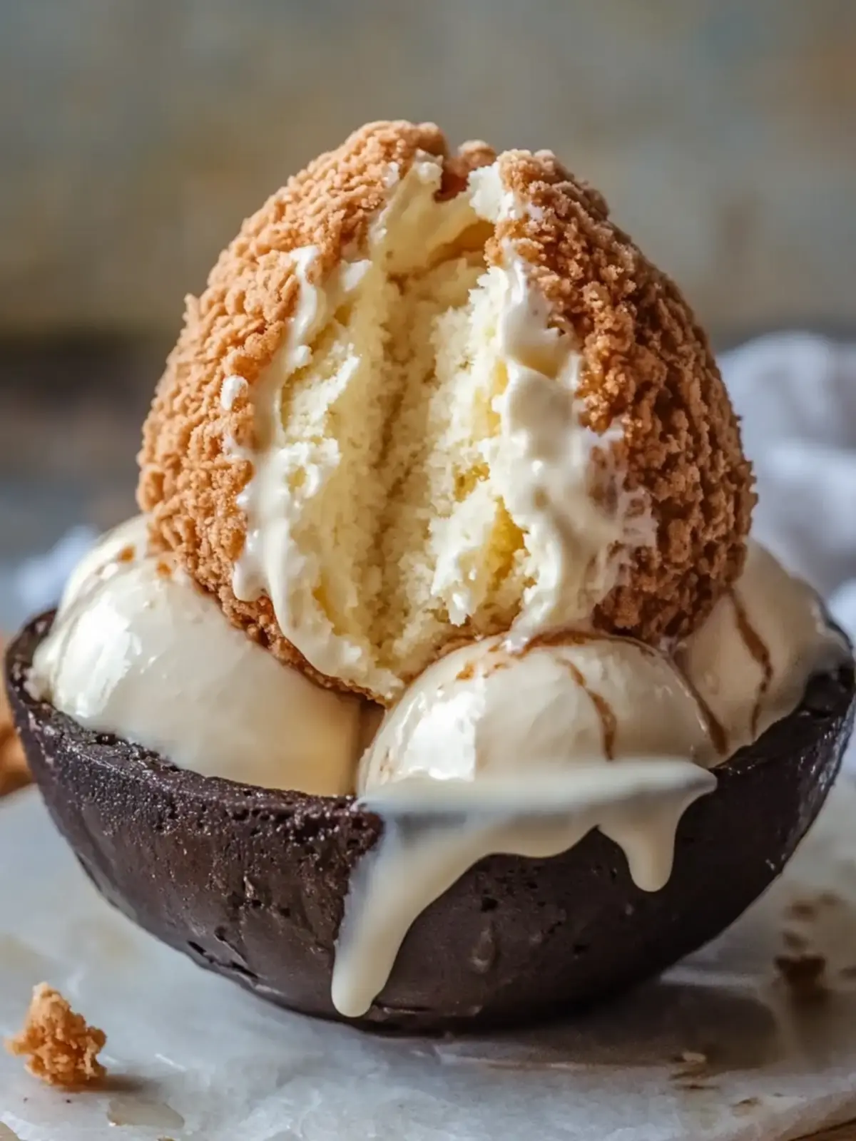 Crispy Air Fryer Fried Ice Cream: Indulgence without Mess 5 Crispy Air Fryer Fried Ice Cream : No Deep Frying Needed!