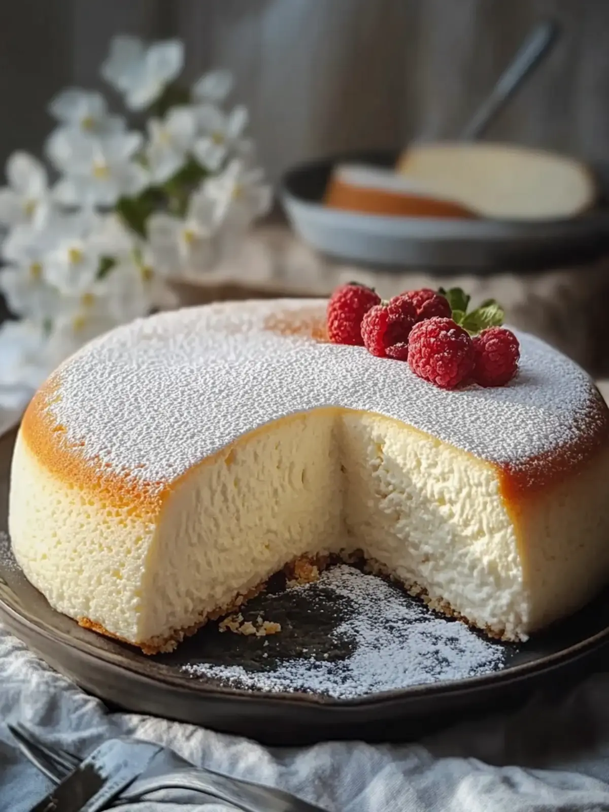 Fluffy Japanese Cheesecake – Light as a Cloud You’ll Love! 4 Fluffy Japanese Cheesecake – Light as a Cloud