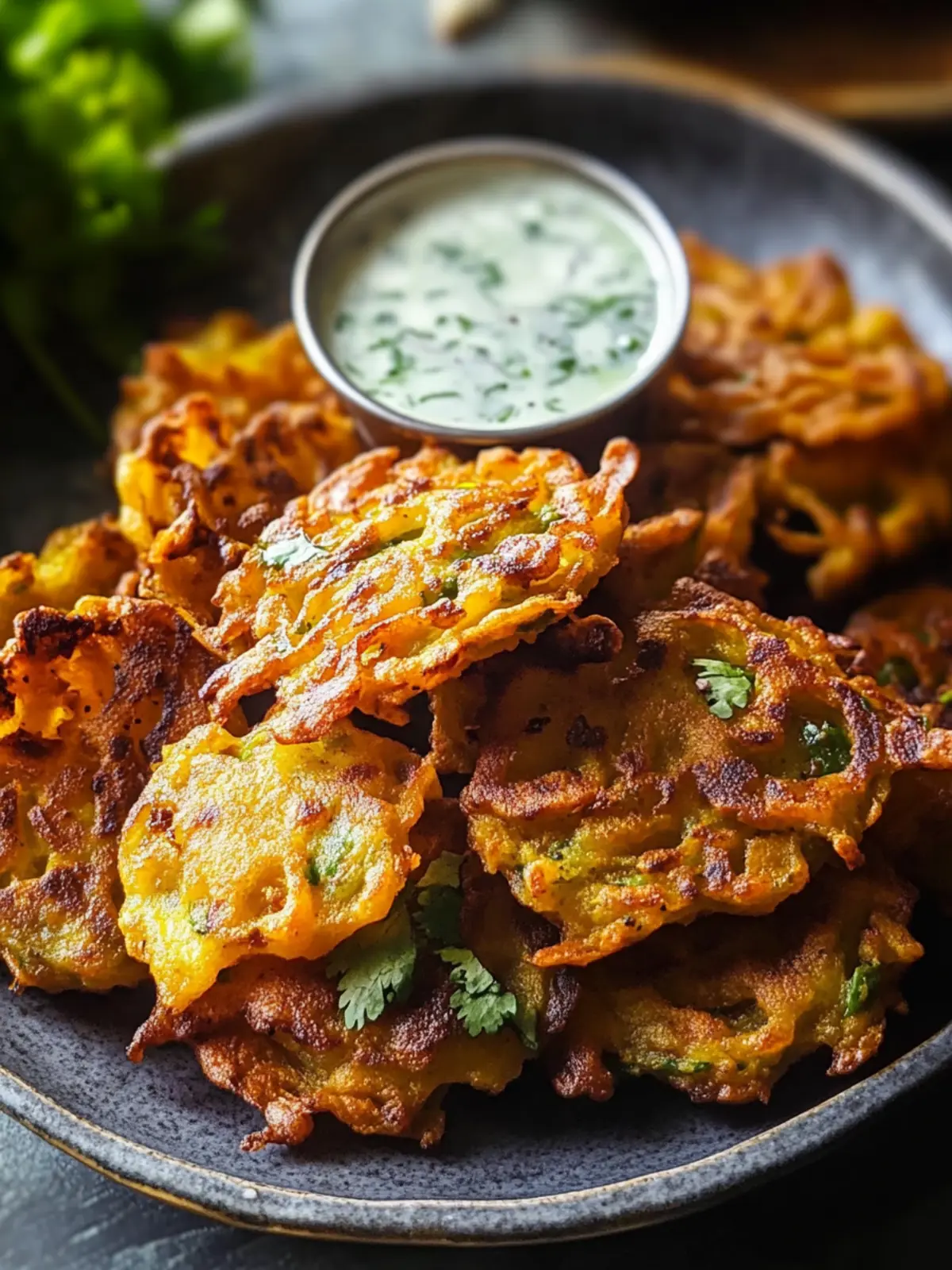 Crispy Indian Onion Bhaji: Quick, Vegan, and Guilt-Free! 3 Indian Onion Bhaji