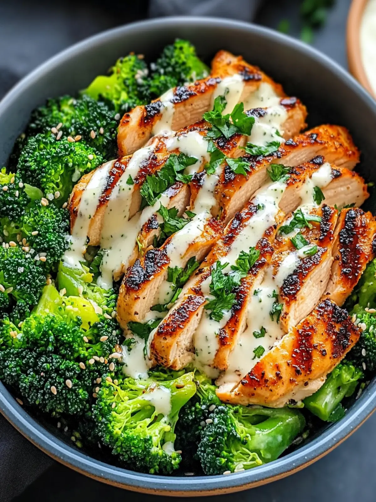 Savor These Grilled Chicken & Broccoli Bowls Tonight! 2 Grilled Chicken & Broccoli Bowls