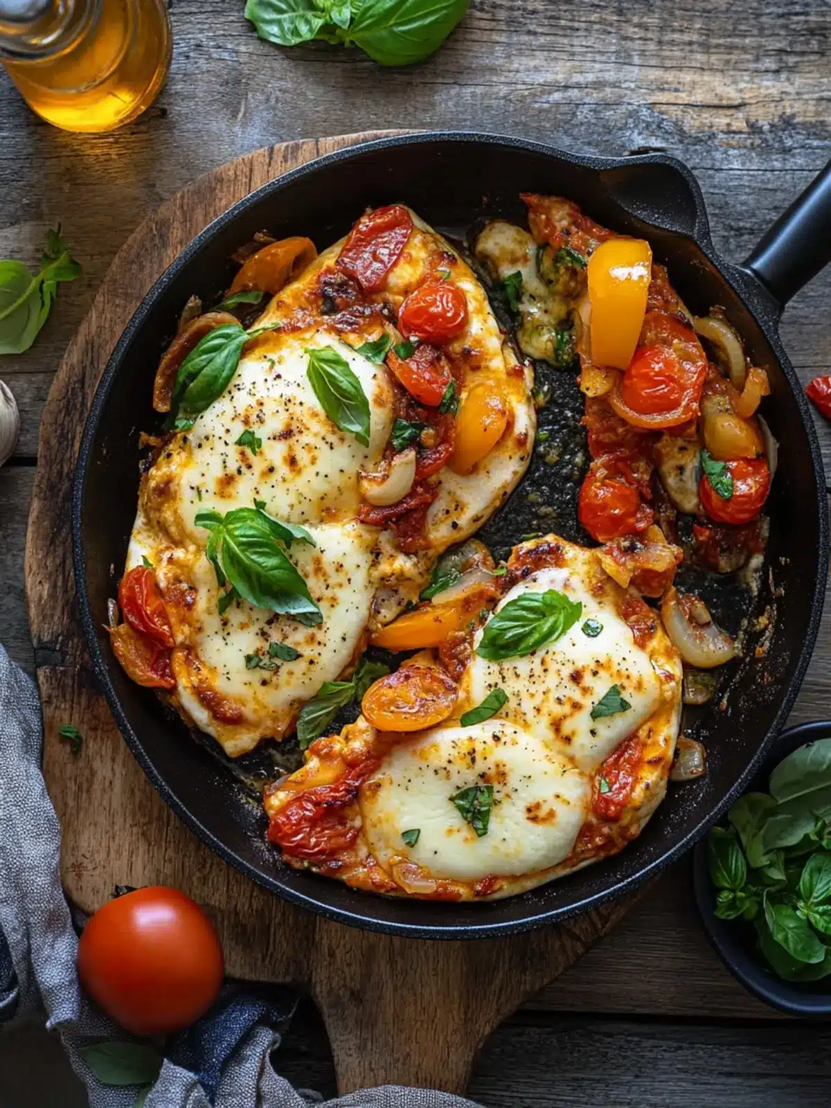 Irresistible Chakalaka Mozzarella Skillet Melt Recipe 2 Chakalaka Mozzarella Skillet Melt