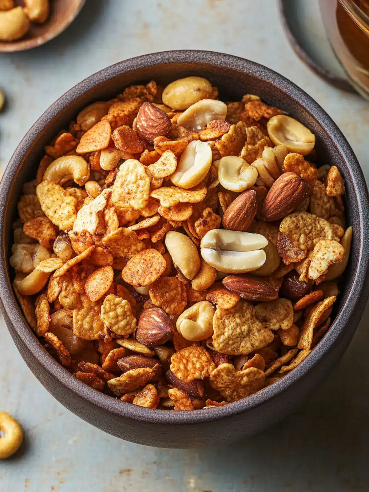 Crunchy Chaat Masala Mixed Nuts With Cornflakes Delight 5 Chaat Masala Mixed Nuts With Cornflakes