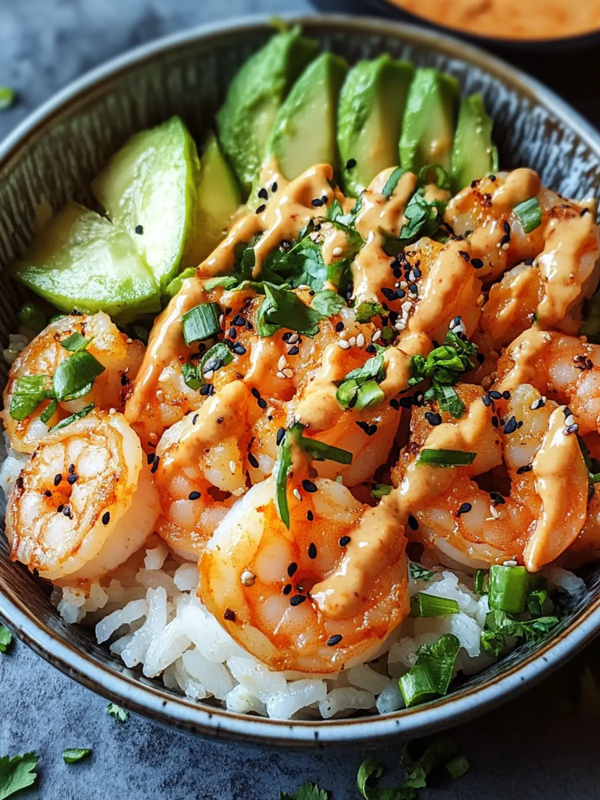 Delicious Shrimp Rice Bowls with Spicy Mayo in Just 30 Minutes 2 Shrimp Rice Bowls with Spicy Mayo