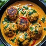 Thai Chicken Meatballs in Coconut Curry for Cozy Nights 8 Thai Chicken Meatballs in Coconut Curry