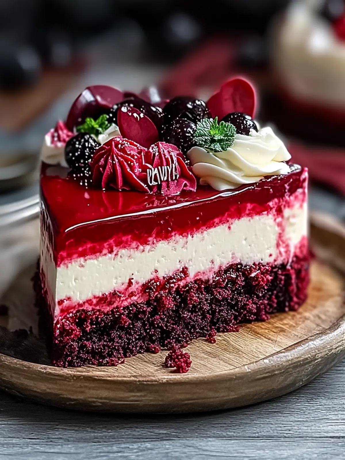 Red Velvet Cheesecake: The Ultimate Indulgent Delight 2 Red Velvet Cheesecake