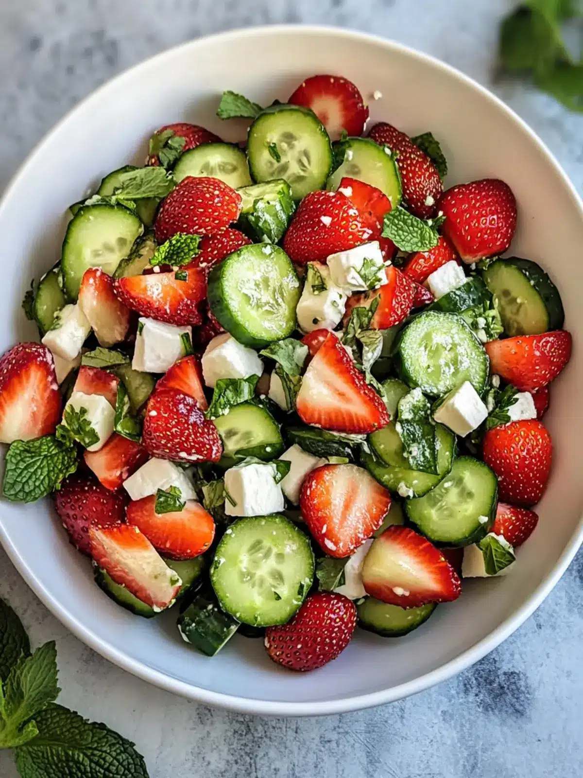 Refreshing Strawberry Cucumber Salad Recipe You'll Love 4 Strawberry Cucumber Salad Recipe