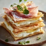 Savory Mille-Feuille with Lemon Ricotta & Prosciutto Delight 6 Savory Mille-Feuille with Lemon Ricotta & Prosciutto