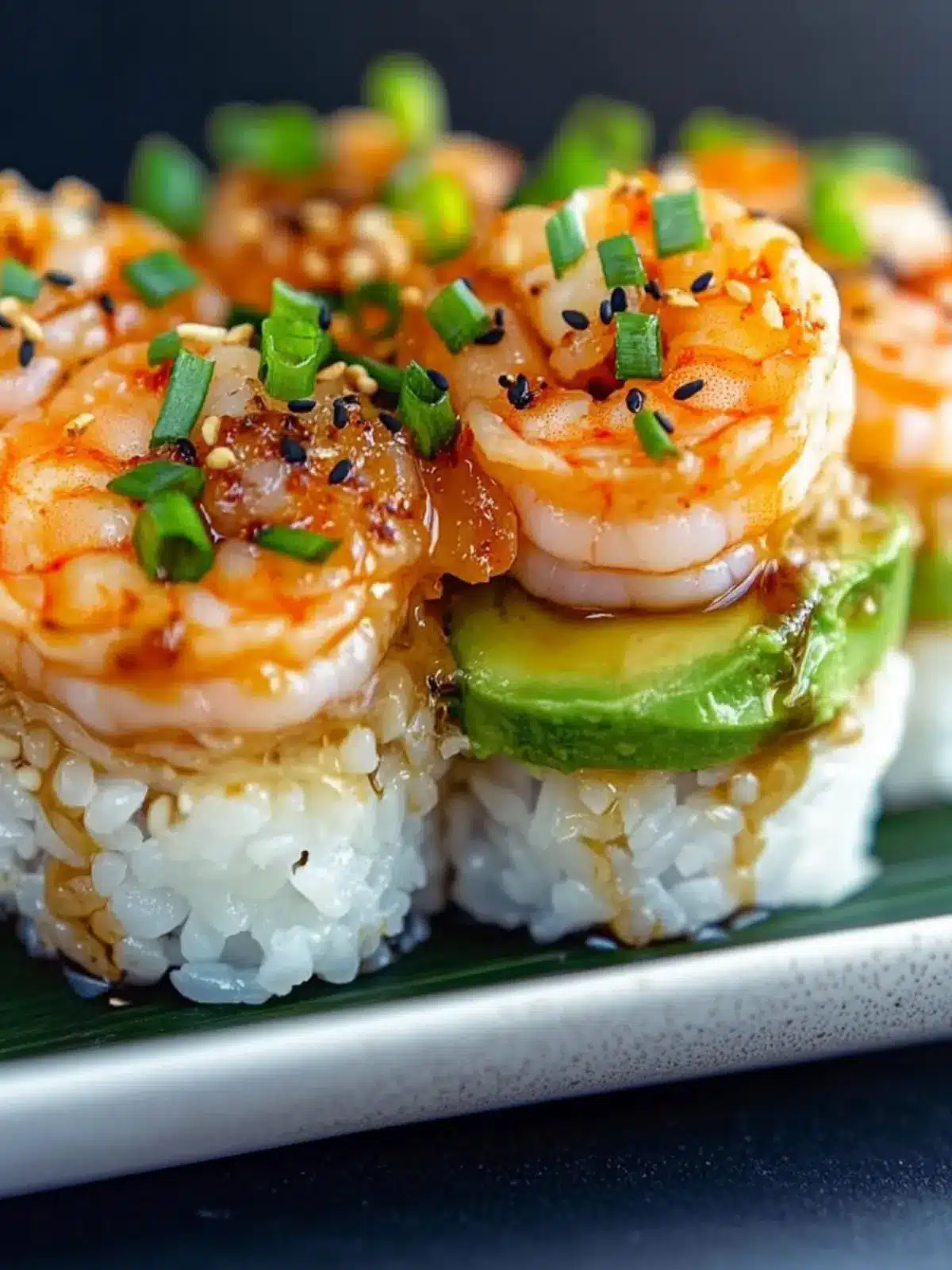 Delicious Spicy Shrimp Sushi Stacks for Easy Home Entertaining 4 Spicy Shrimp Sushi Stacks