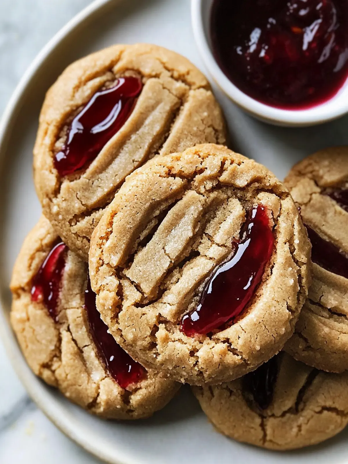 Peanut Butter and Jelly Cookies That Take You Back to Childhood 4 Peanut Butter and Jelly Cookies