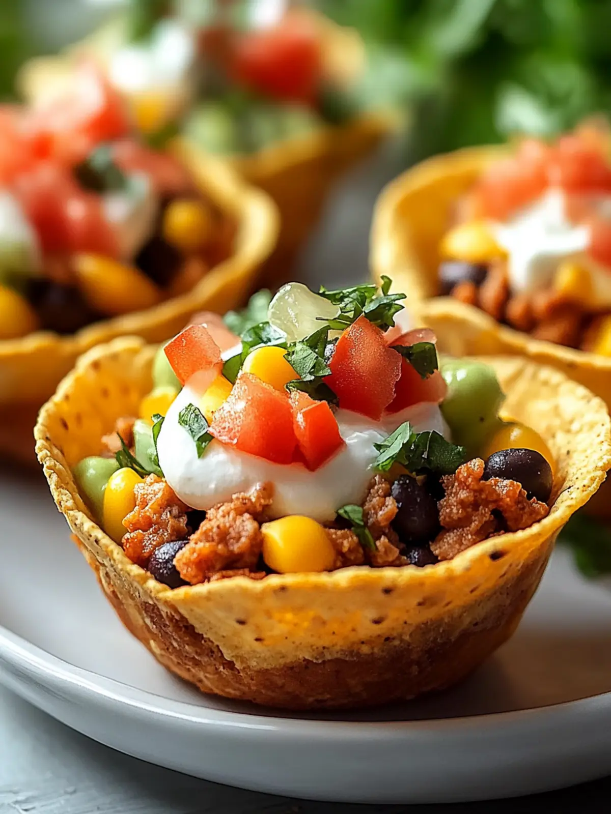 Taco Cups with Tostitos Scoops Recipe for Ultimate Game Day Fun 4 Taco Cups with Tostitos Scoops Recipe