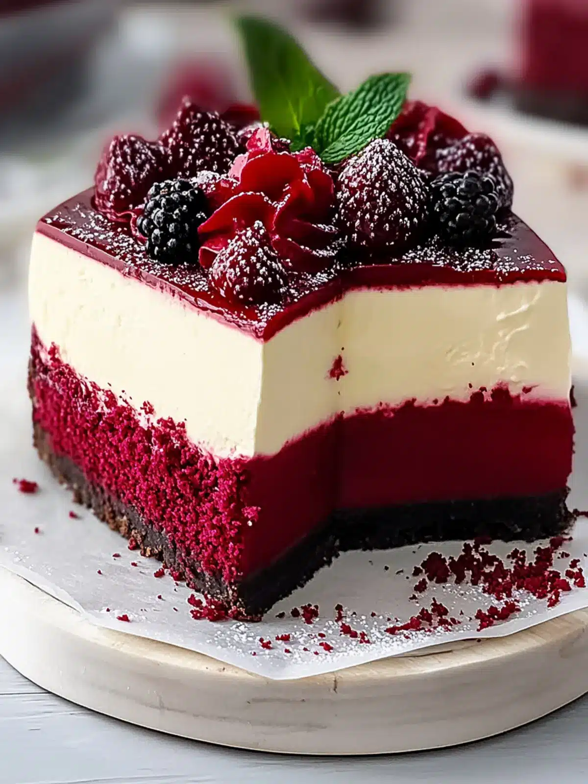 Red Velvet Cheesecake: The Ultimate Indulgent Delight 5 Red Velvet Cheesecake