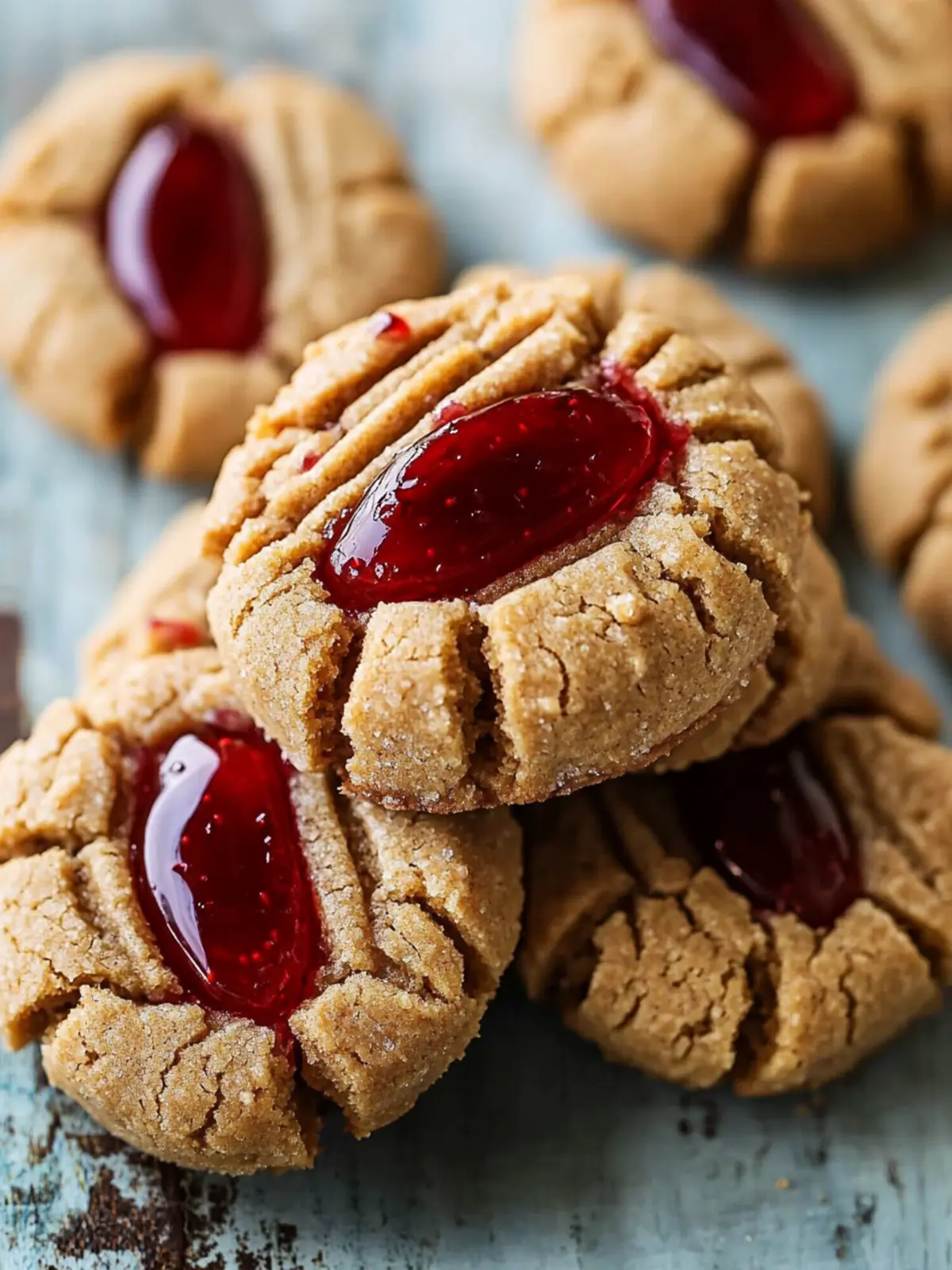 Peanut Butter and Jelly Cookies That Take You Back to Childhood 2 Peanut Butter and Jelly Cookies