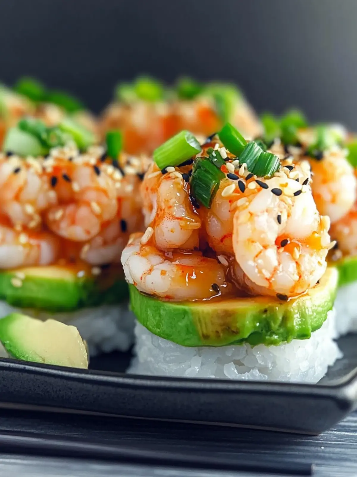 Delicious Spicy Shrimp Sushi Stacks for Easy Home Entertaining 5 Spicy Shrimp Sushi Stacks