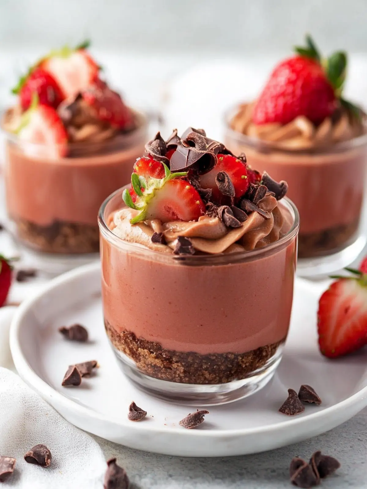 Sweet, Creamy Strawberry Chocolate Mousse Cups Perfect for Parties 5 Sweet, Creamy Strawberry Chocolate Mousse Cups That Are Perfect For Parties