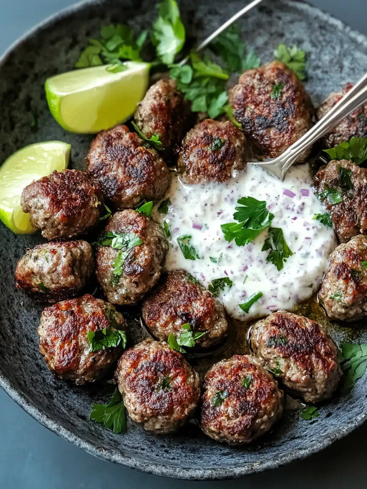 Savory Easy Beef Kofta with Garlic Yogurt Sauce Recipe 4 Easy Beef Kofta with Garlic Yogurt Sauce Recipe