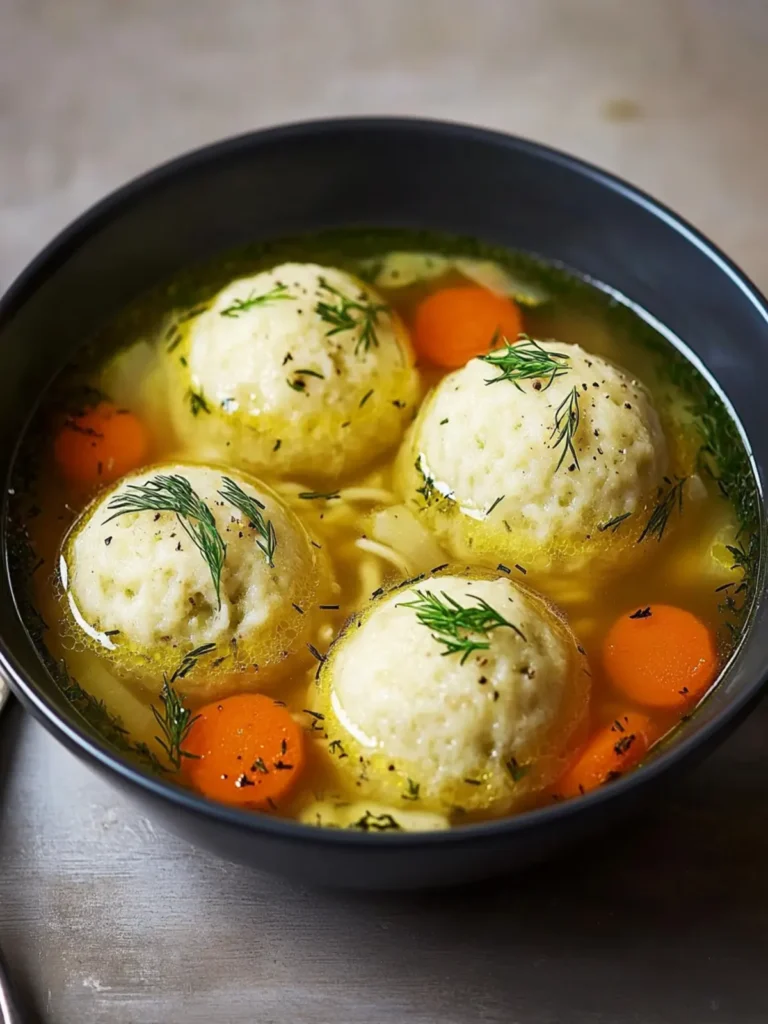 matzo ball soup recipe – Warm and Comforting Delight