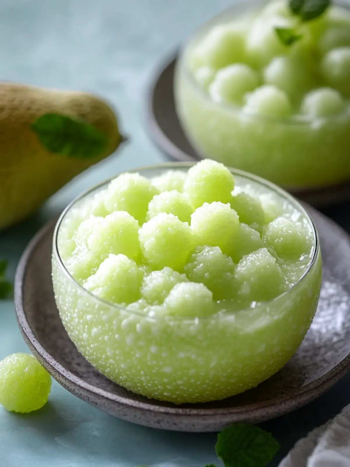 Refreshing Honeydew Sago Dessert with Coconut Milk Bliss 4 Refreshing Honeydew Sago Dessert with Coconut Milk (No Gelatin, No Pork)