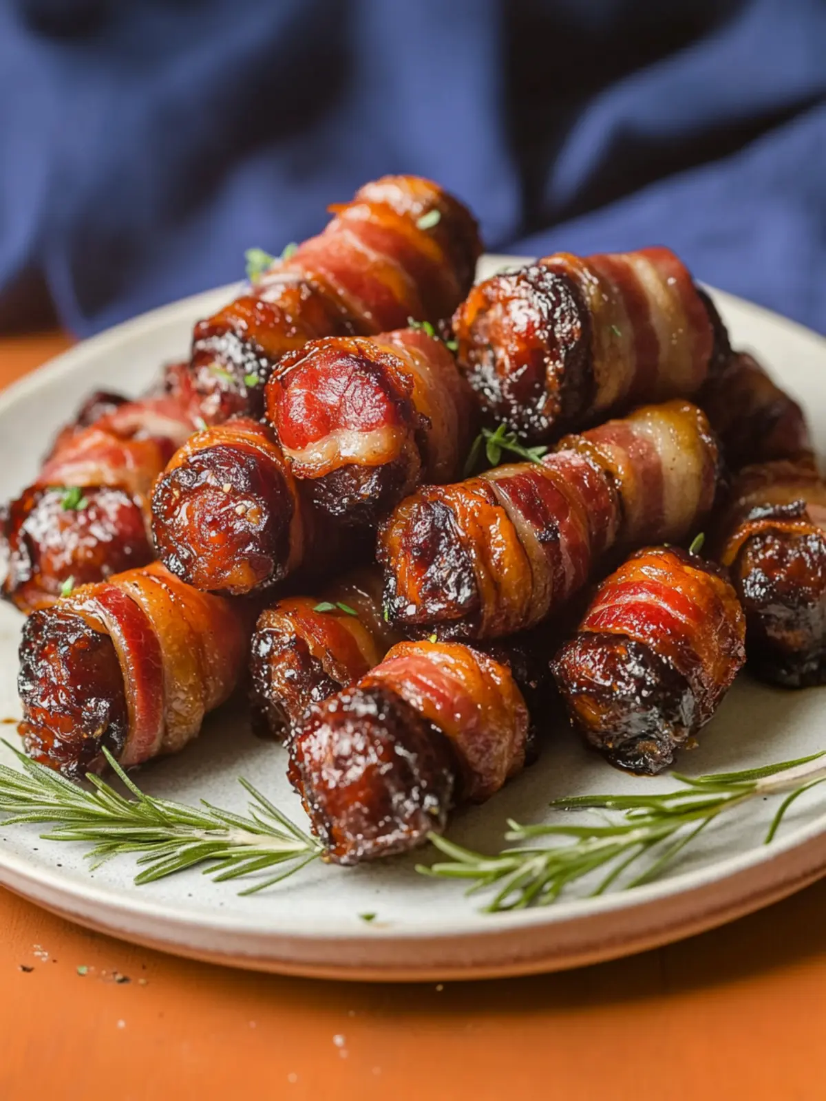 Maple-Dijon Glazed Devils on Horseback: Sweet Bacon Bliss 5 Maple-Dijon Glazed Devils on Horseback (Bacon Wrapped Dates)