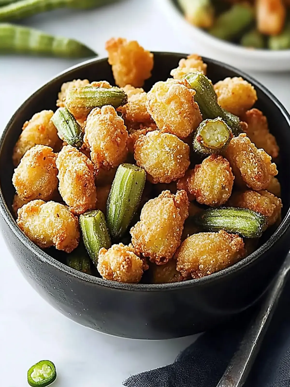 Crispy Fried Okra That’ll Make You Forget Fast Food Forever 2 Crispy Fried Okra That’ll Make You Forget Fast Food!