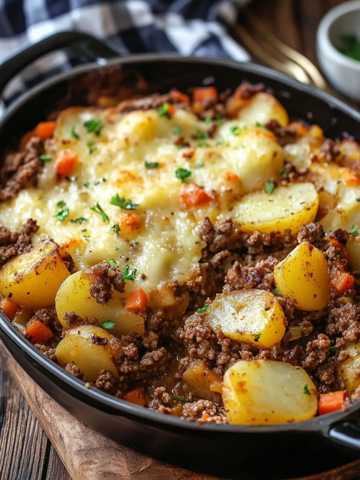 Hobo Casserole Rustic Ground Beef and Potato Bake Delight 2 Hobo Casserole Rustic Ground Beef and Potato Bake