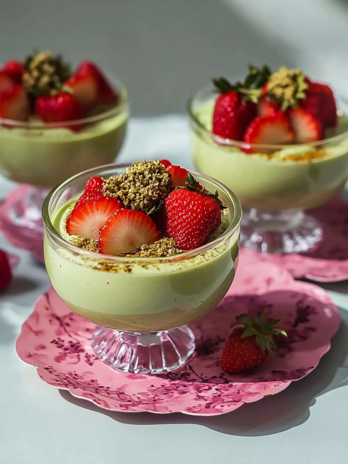 Indulge in Strawberry Matcha Panna Cotta for Guilt-Free Bliss 2 Strawberry Matcha Panna Cotta