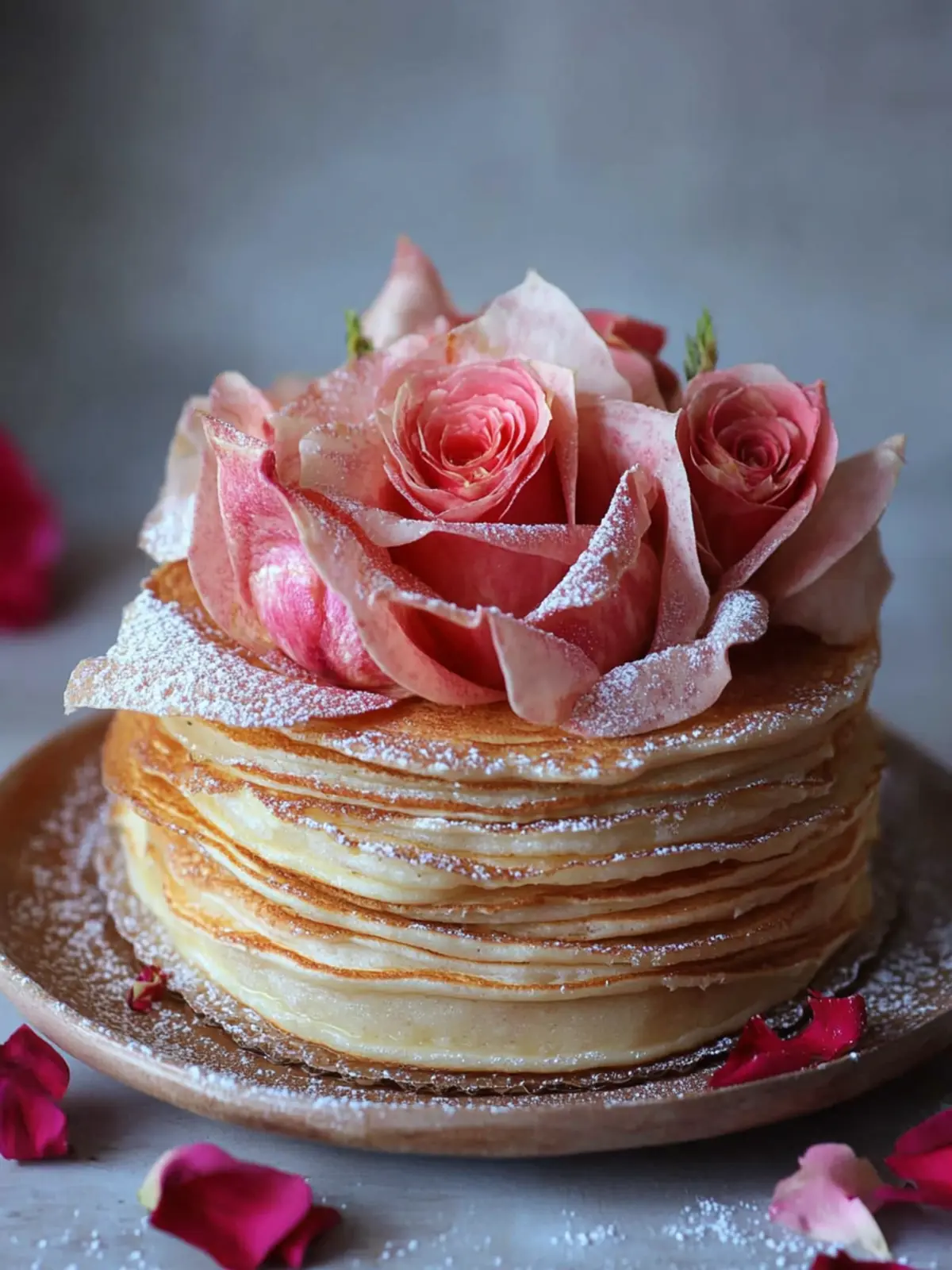 Pancake Day Inspo: Delightful Layer Cake & Rose Creation 2 Pancake Day Inspo – Pancake Layer Cake and Pancake Rose
