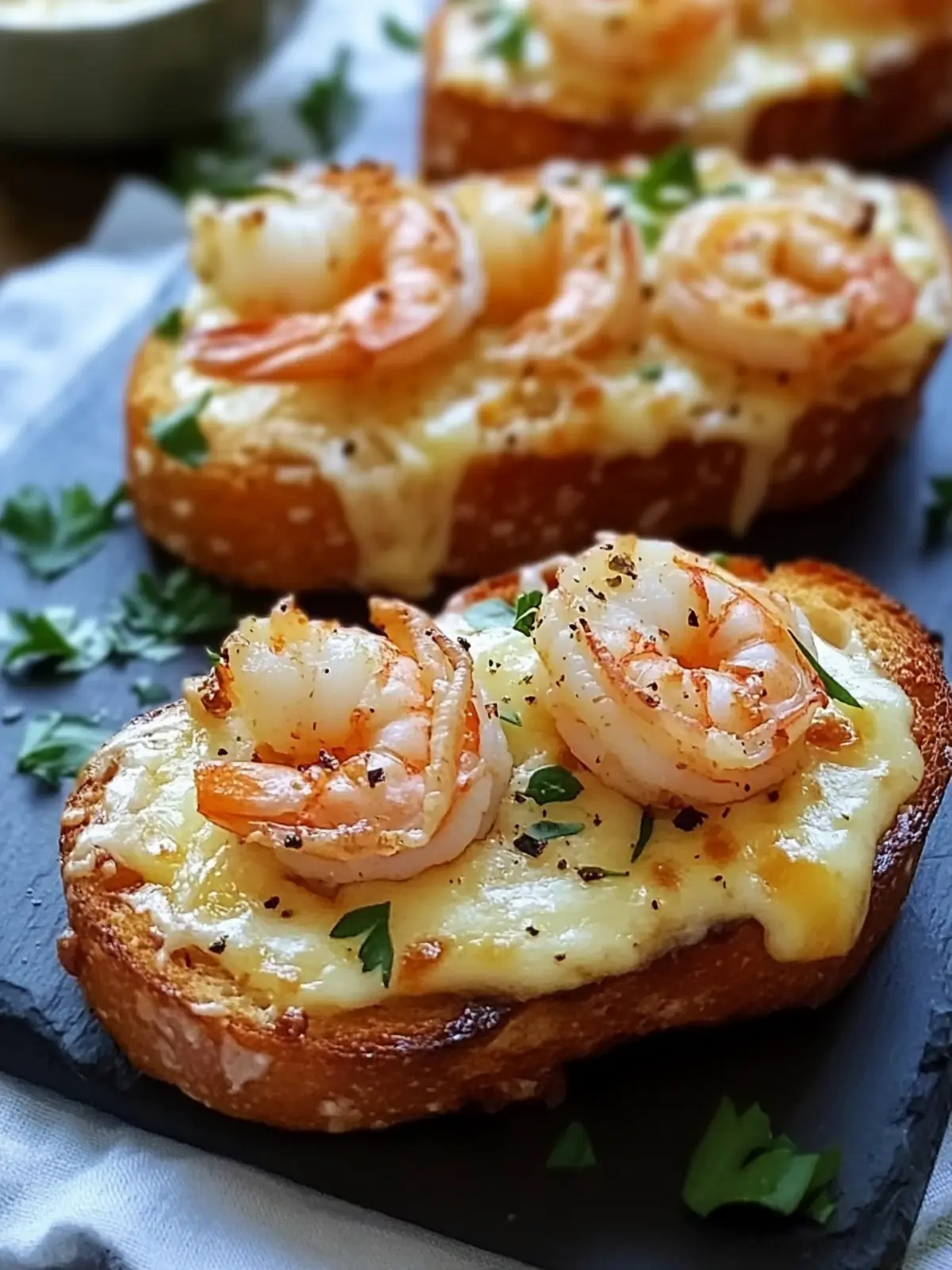 Cheesy Shrimp Toast: Quick, Irresistible Seafood Delight 3 Cheesy Shrimp Toast