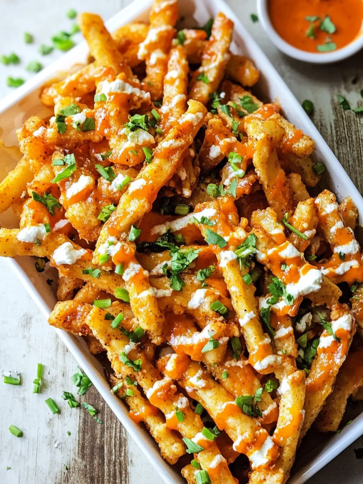 Buffalo Chicken Fries: Ultimate Comfort Snack for Game Day 5 Buffalo Chicken Fries (or Frachos)