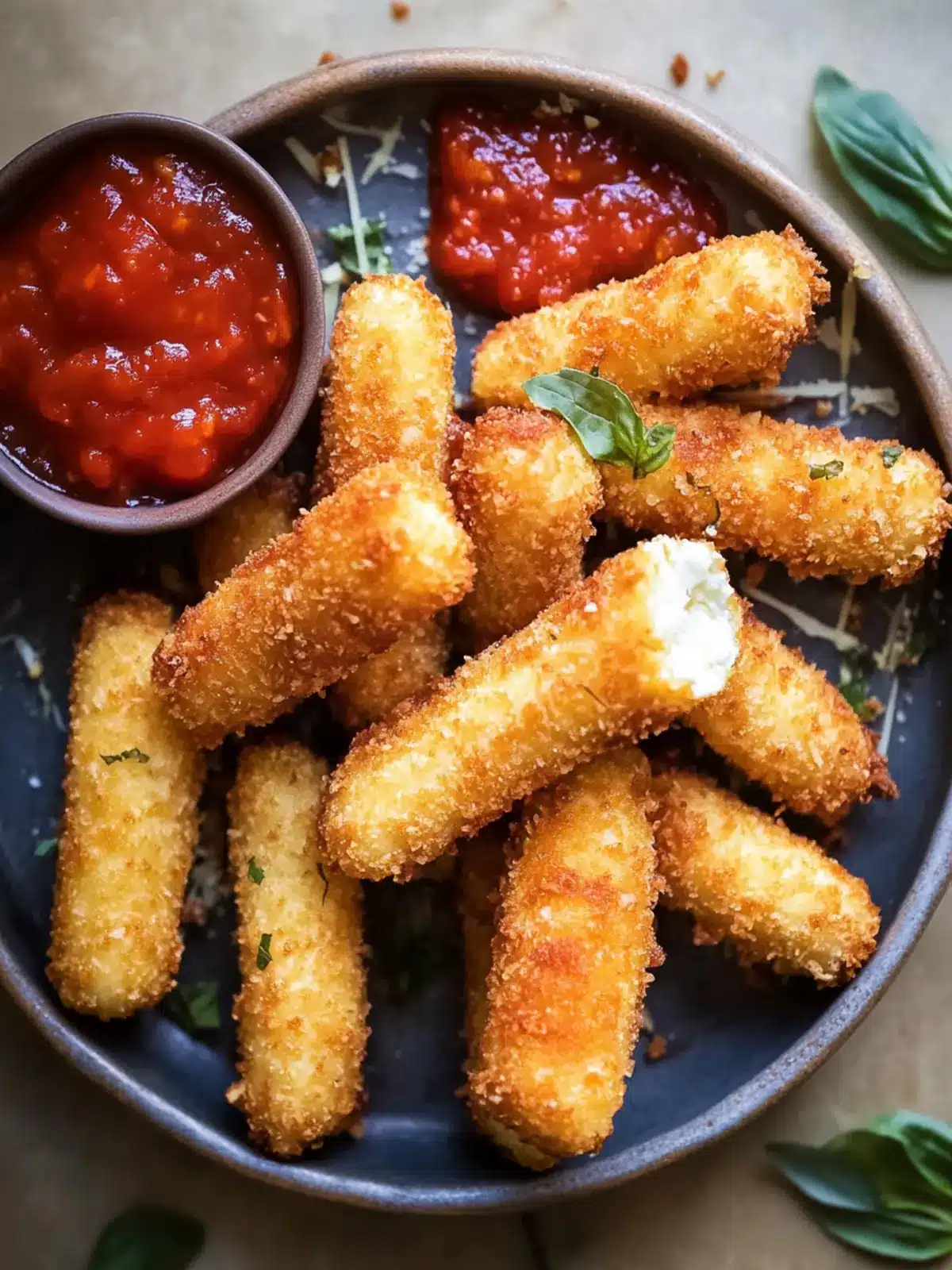 Crispy Homemade Mozzarella Sticks You'll Love to Share 5 Homemade Mozzarella Sticks