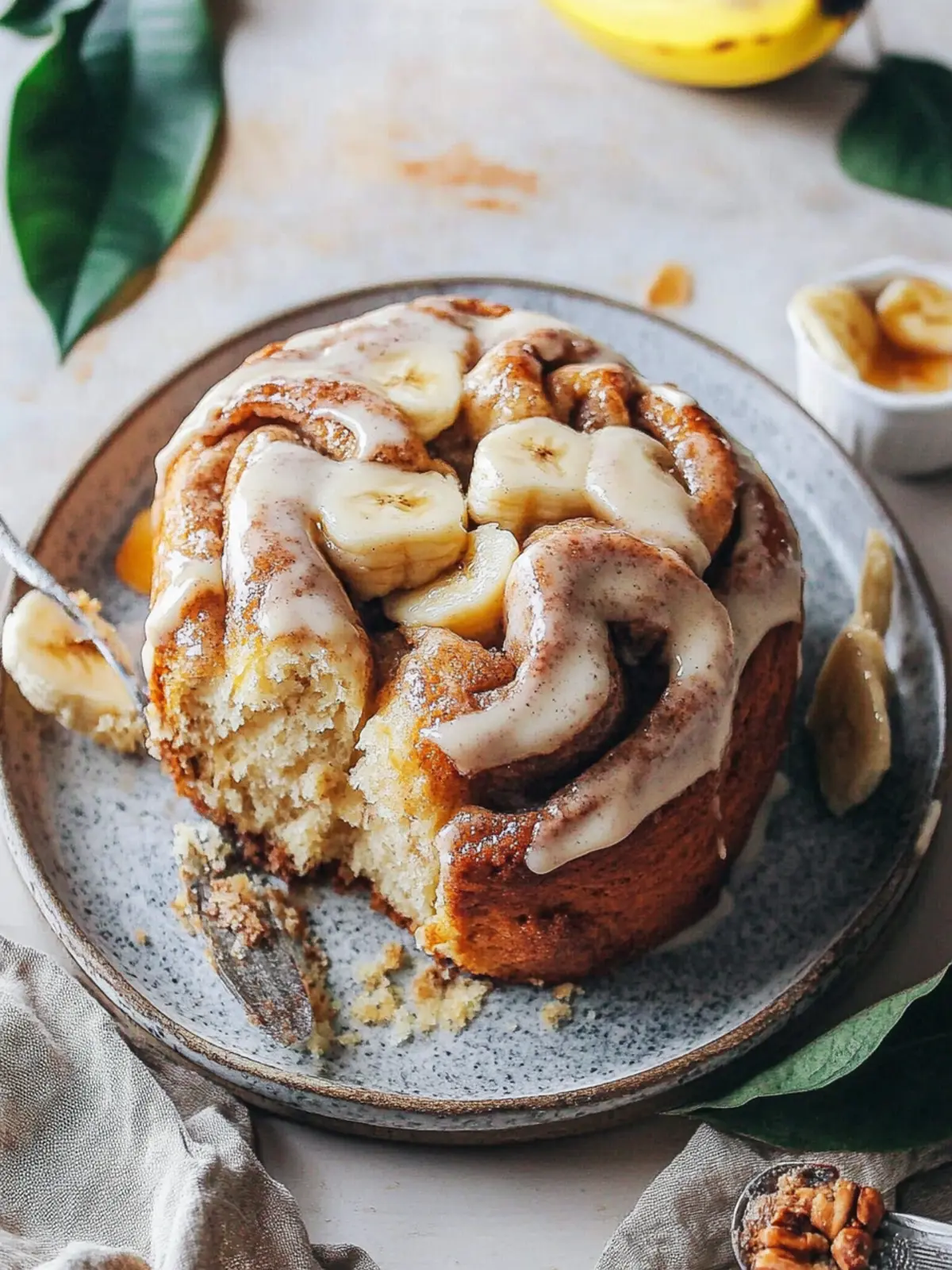 Banana Bread Cinnamon Rolls: Your New Favorite Brunch Treat 2 Banana Bread Cinnamon Rolls